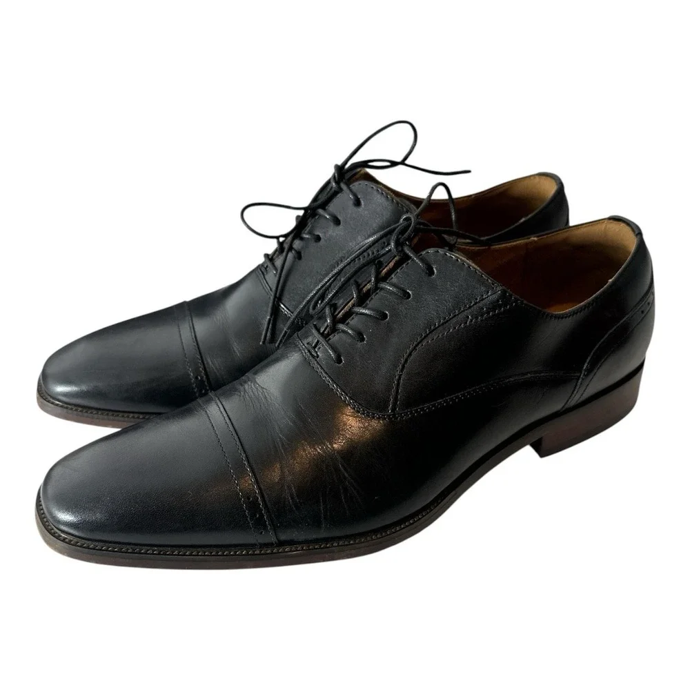 Florsheim Classic Cap Toe Oxfords Dress Shoes Men's Size 11 M Black Formal
